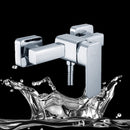 Homgeek Modern High-quality Wall-mounted Brass Bathtub Bath Faucet Polished Chrome Showering Mixer Bathroom