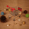 Cute Metal Mini Shopping Cart Pet Bird Parrot Toy for Conures Parakeet Lovebirds Cockatiel