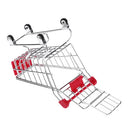 Cute Metal Mini Shopping Cart Pet Bird Parrot Toy for Conures Parakeet Lovebirds Cockatiel