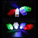 2016 Popular LED Finger Lights Laser Flashing Ring Light Beam Colourful Torch Light Glow Lamps Concert Decorative Props Children's Toy Party Supplies 20/40/100pcs