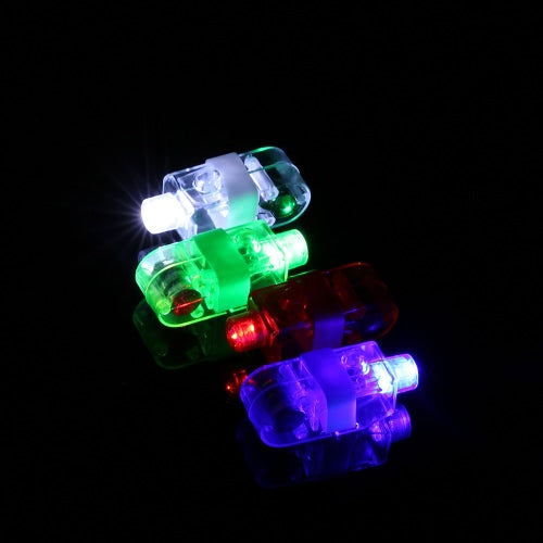 2016 Popular LED Finger Lights Laser Flashing Ring Light Beam Colourful Torch Light Glow Lamps Concert Decorative Props Children's Toy Party Supplies 20/40/100pcs