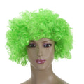 Festnight Adult Colorful Clown Afro Wig Curly Hair Halloween Masquerade Cosplay Costume Football Fans Wig