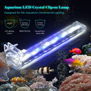 8cm/12cm/18cm/28cm Aquarium LED Clamp Clip-on Lamp High Light LED Bar SMD5730 Fish Tank Blue&White Lighting Tube AC220V-240V