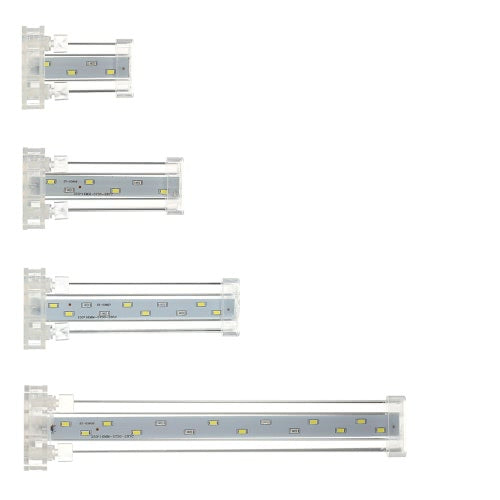 8cm/12cm/18cm/28cm Aquarium LED Clamp Clip-on Lamp High Light LED Bar SMD5730 Fish Tank Blue&White Lighting Tube AC220V-240V