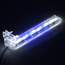 8cm/12cm/18cm/28cm Aquarium LED Clamp Clip-on Lamp High Light LED Bar SMD5730 Fish Tank Blue&White Lighting Tube AC220V-240V