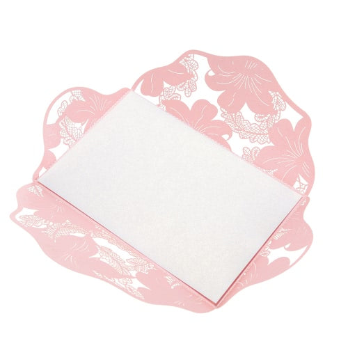 10pcs Romantic Invitation Cards + 10pcs Inner Sheets + 10pcs White Envelopes Wedding Party Banquet Decoration