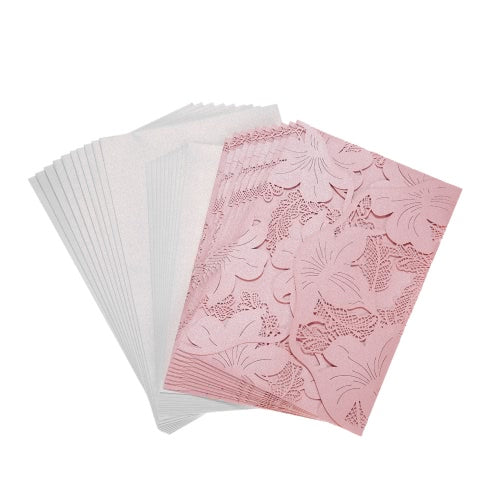 10pcs Romantic Invitation Cards + 10pcs Inner Sheets + 10pcs White Envelopes Wedding Party Banquet Decoration