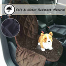 Lightweight Water Resistant Pet Seat Cover Dog Cat Puppy Safety Single Seater Protector Quilted Mat for Cars SUV