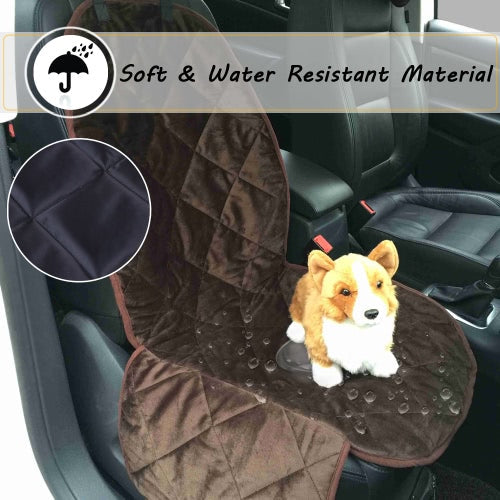 Lightweight Water Resistant Pet Seat Cover Dog Cat Puppy Safety Single Seater Protector Quilted Mat for Cars SUV