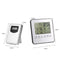 Multi-functional Wireless Weather Station Clock LCD Digital Indoor Outdoor Thermometer Hygrometer Calendar Alarm Moon Phase Display