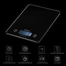 5KG/1G Accurate Touch Screen LCD Backlight Digital Kitchen Food Scale G/LB/OZ Electronic Weight Balance for Baking Cooking Tare Function