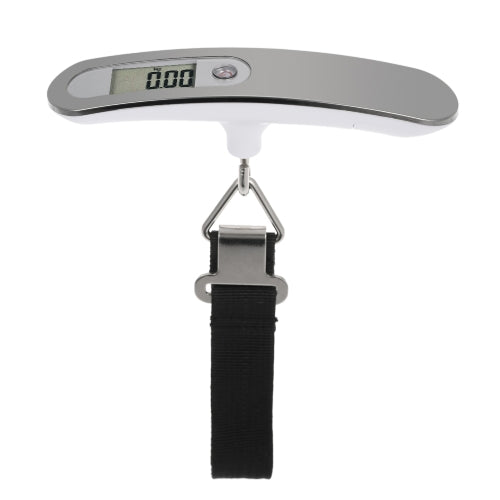 Portable 50KG/10g Digital Luggage Scale LCD Electronic Hanging Pocket Scale Weight Balance Data Hold Tare Function Auto Power Off