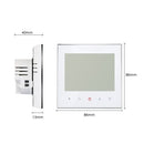 Anself 3A 110~240V Water Heating Energy Saving WIFI Smart Thermostat with Touchscreen LCD Display Durable Programmable Temperature Controller Good Quality Home Improvement Product