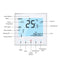 Anself 3A 110~240V Water Heating Energy Saving WIFI Smart Thermostat with Touchscreen LCD Display Durable Programmable Temperature Controller Good Quality Home Improvement Product