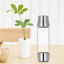 450ml Large Capacity Hydrogen Rich Water Bottle High Quality Simple Transparent Water Glass with Lid Portable BPA-free Business Nice Water Glass Cup with Cleaning Brush