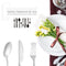 Anself High-end Flatware Fork Western Tableware Stainless Steel Good Quality Steak Fork