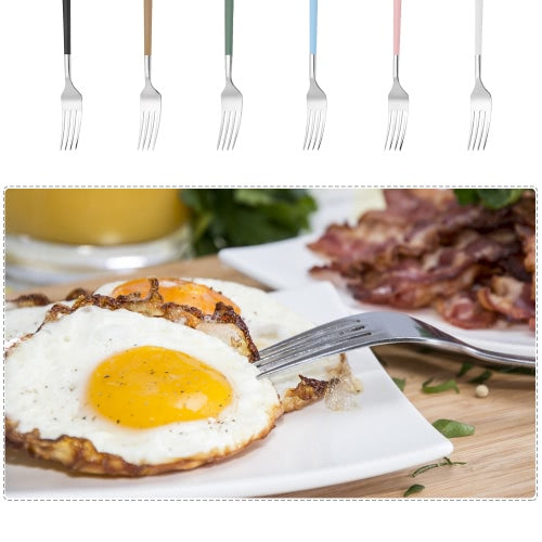 Anself High-end Flatware Fork Western Tableware Stainless Steel Good Quality Steak Fork