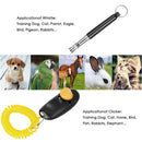 New Pet Dog Training Adjustable Whistle Ultrasonic Dog Whistle with Keychain for Dog Pet Clicker Silent Dogs Bark Control Lanyard Dog Cat Training Kit