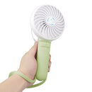 3 in 1 Multifunction Mini Portable USB Fan with 3 Level Adjustable Fan Speed Selfie Stick Handheld Fan with Silicone Handle