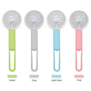 3 in 1 Multifunction Mini Portable USB Fan with 3 Level Adjustable Fan Speed Selfie Stick Handheld Fan with Silicone Handle