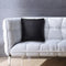 18"*18" Simple Style Solid Color Throw Pillow Case Soft Cushion Cover Sofa Chair Bed Decorative Square Pillow Cover 45*45cm Pillow Sham with Hidden Zipper Closure--Black