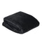 18"*18" Simple Style Solid Color Throw Pillow Case Soft Cushion Cover Sofa Chair Bed Decorative Square Pillow Cover 45*45cm Pillow Sham with Hidden Zipper Closure--Black