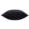 18"*18" Simple Style Solid Color Throw Pillow Case Soft Cushion Cover Sofa Chair Bed Decorative Square Pillow Cover 45*45cm Pillow Sham with Hidden Zipper Closure--Black