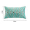 12"*20" Rhombic Pattern Throw Pillow Case Soft Cushion Cover Sofa Chair Decorative Pillow Cover 30*50cm Pillow Sham with Hidden Zipper Closure