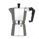 3-Cup الألومنيوم إسبرسو Percolator القهوة صانع موقد موكا وعاء للاستخدام على الغاز أو موقد كهربائي