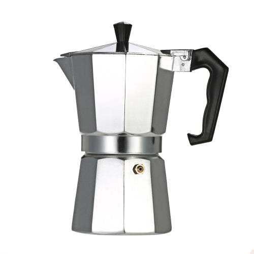 3-Cup الألومنيوم إسبرسو Percolator القهوة صانع موقد موكا وعاء للاستخدام على الغاز أو موقد كهربائي