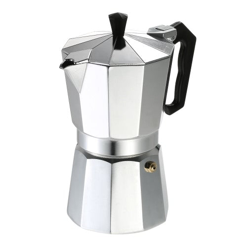 3-Cup الألومنيوم إسبرسو Percolator القهوة صانع موقد موكا وعاء للاستخدام على الغاز أو موقد كهربائي