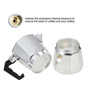 3-Cup Aluminum Espresso Percolator Coffee Stovetop Maker Mocha Pot for Use on Gas or Electric Stove