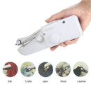 Anself Handheld Portable Mini Electric Sewing Machine Household Cordless Quick Stitch Tool for Fabric Clothing Toy Crafts