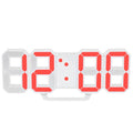 Multifunctional Large LED Digital Wall Clock 12H/24H Time Display With Alarm and Snooze Function Adjustable Luminance