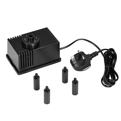 5W Submersible Water Pump with LED Light for Aquarium Fish Tank Pond Garden Bird Bath Fountain 500L/H AC 220V