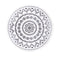 150cm Diameter Round Indian Mandala Beach Towel Wall Hanging Tapestry Mat Picnic Blanket Beach Shawl with Fringe Tassels for Holiday Travel