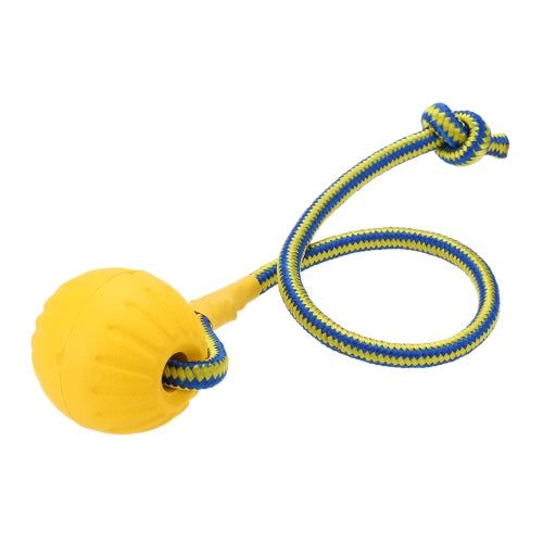 Training Behavior Solutions Dog Solid Ball with Durable Rope High Quality EVA Material Pet Chew Toy