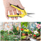 6.5''Gardening Hand Pruner Pruning Shear Functional Cutter with Straight Stainless Steel Blades