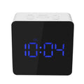 Digital LED Mirror Clock 12H/24H Alarm and Snooze Function °C/°F Indoor Thermometer Adjustable LED Luminance