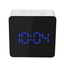 Digital LED Mirror Clock 12H/24H Alarm and Snooze Function °C/°F Indoor Thermometer Adjustable LED Luminance