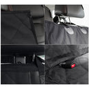 Detachable Pet Car Hammock Waterproof Rear Seat Cover Protector Dog Cat Travel Mat  for Cars Trucks Cargos SUV