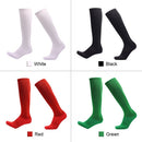 2 Pairs Men's Breathable Wicking Knee High Soccer Socks Sport Football Athletic Compression Socks for US 7.5-10.5 / UK 6.5-9.5 / EU 40-46 Black