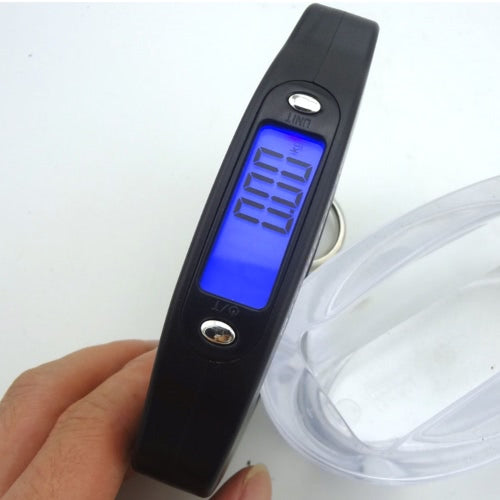 Mini Hand Held Plastic 50kg LCD Digital Fishing Hanging Electronic Scale Pocket Hook Weight Luggage Scale