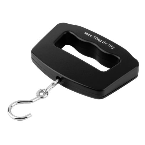 Mini Hand Held Plastic 50kg LCD Digital Fishing Hanging Electronic Scale Pocket Hook Weight Luggage Scale