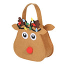 5pcs/set Christmas Candy Bags Gift Wrap Pocekts Bags X'mas Decorations Ornaments--Reindeer