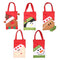 5pcs/set Christmas Candy Bags Gift Wrap Pocekts Bags X'mas Decorations Ornaments--Reindeer