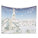 150 * 130cm Christmas Printed Art Tapestry Soft Polyester Wall Hanging Tapestry Christmas Decorations for Living Room Bedroom