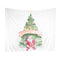 150 * 130cm Christmas Printed Art Tapestry Soft Polyester Wall Hanging Tapestry Christmas Decorations for Living Room Bedroom