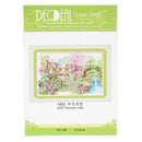 Decdeal DIY Handmade Needlework Cross Stitch Set 67 * 48cm Embroidery Kit 14CT Printed Cross-Stitching Home Decoration