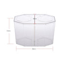 Small Fish Tank Aquarium Betta Box Breeder House with Divider Acrylic Transparent